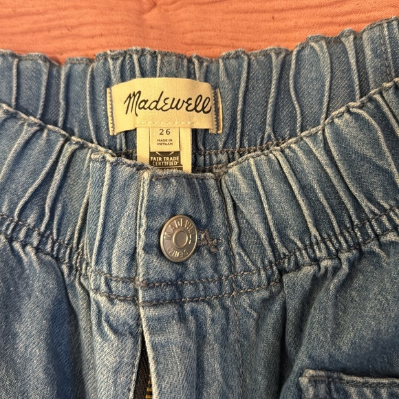 denim paperbag shorts 🍿 - Picture 3 of 4